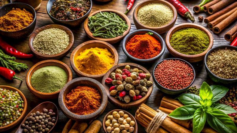 بهترین راه های استفاده از ادویه ها در رژیم غذایی